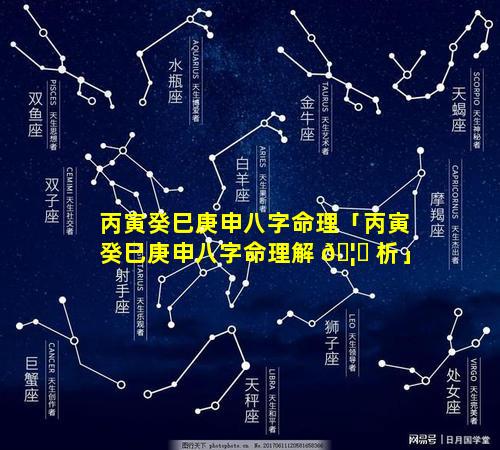 丙寅癸巳庚申八字命理「丙寅癸巳庚申八字命理解 🦄 析」